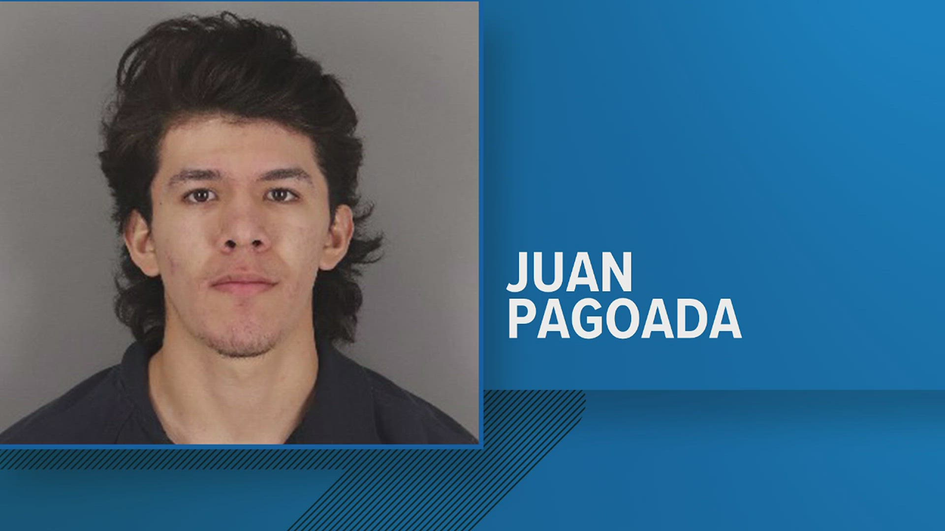 A student found with "explicit hand-drawn sexual pictures" told her teacher these pictures showed what was allegedly being done to her by Juan Pagoada, 20.