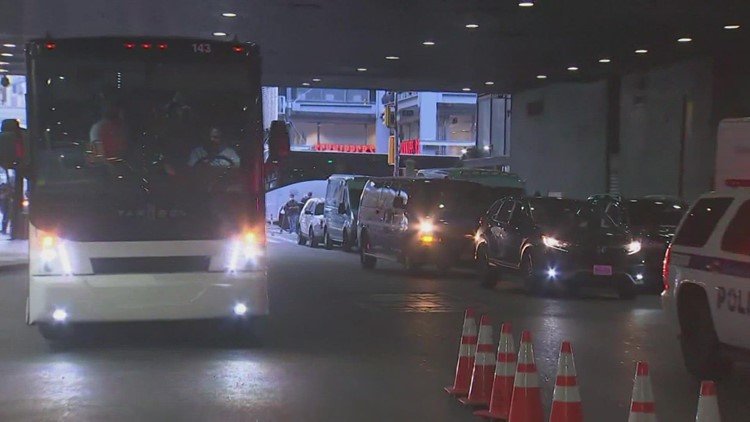 Gov. Greg Abbott sends five more buses of migrants to New York