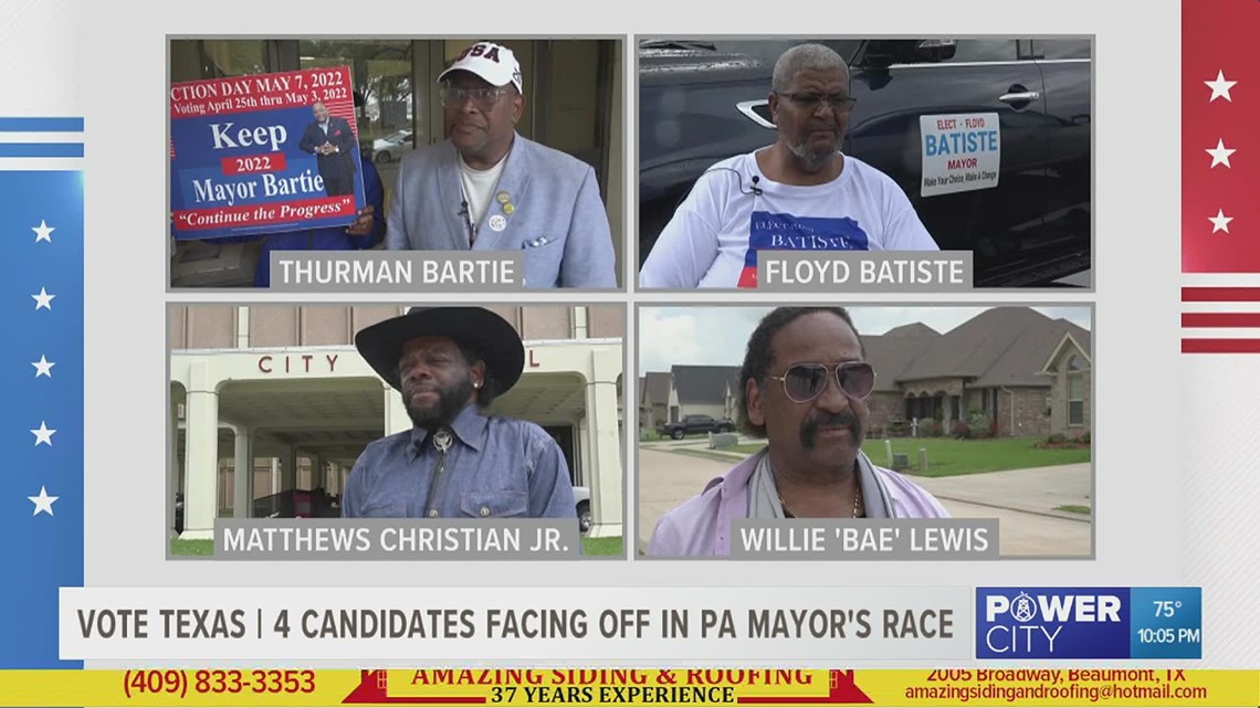 4 candidates facing off in Port Arthur mayoral race - Vimarsana News