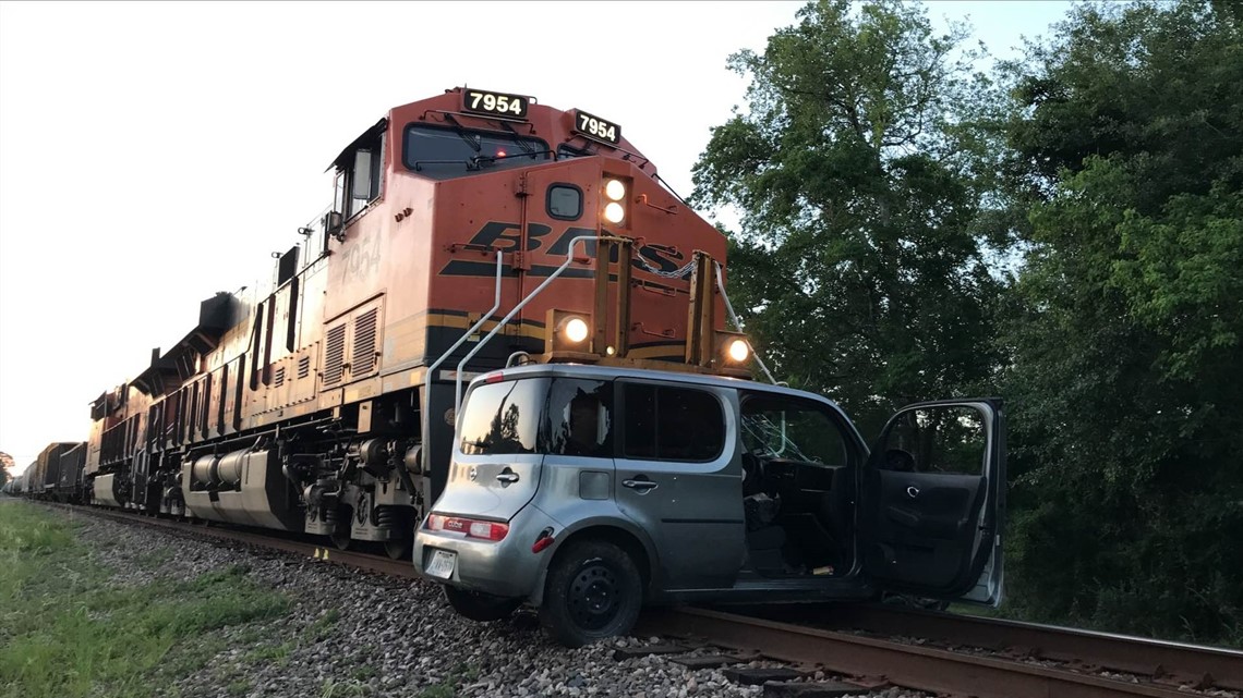 Woman being treated after being it by train - Vimarsana News