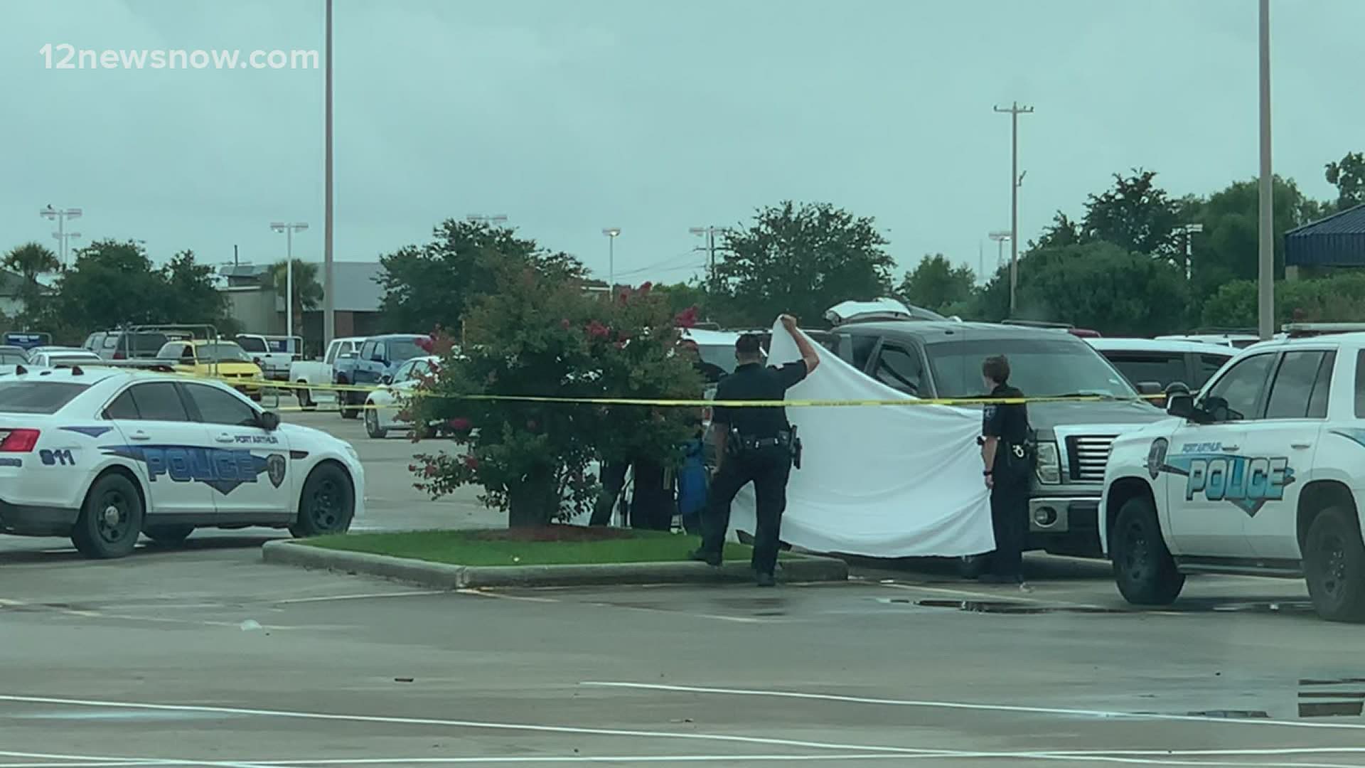 Investigation underway after body found inside car in Port Arthur store parking lot