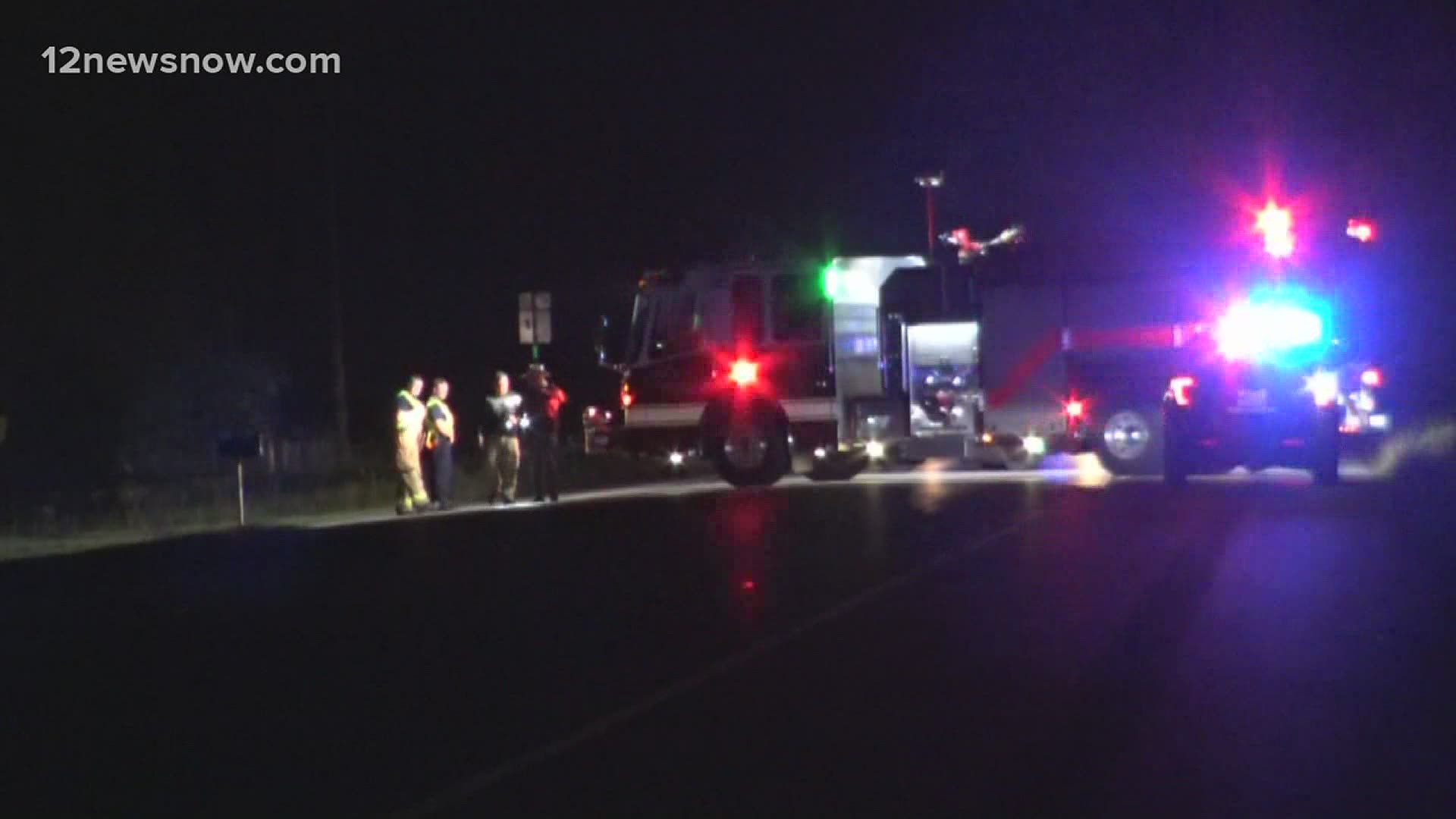 One person was struck and killed by a vehicle late Monday night in Orange County.