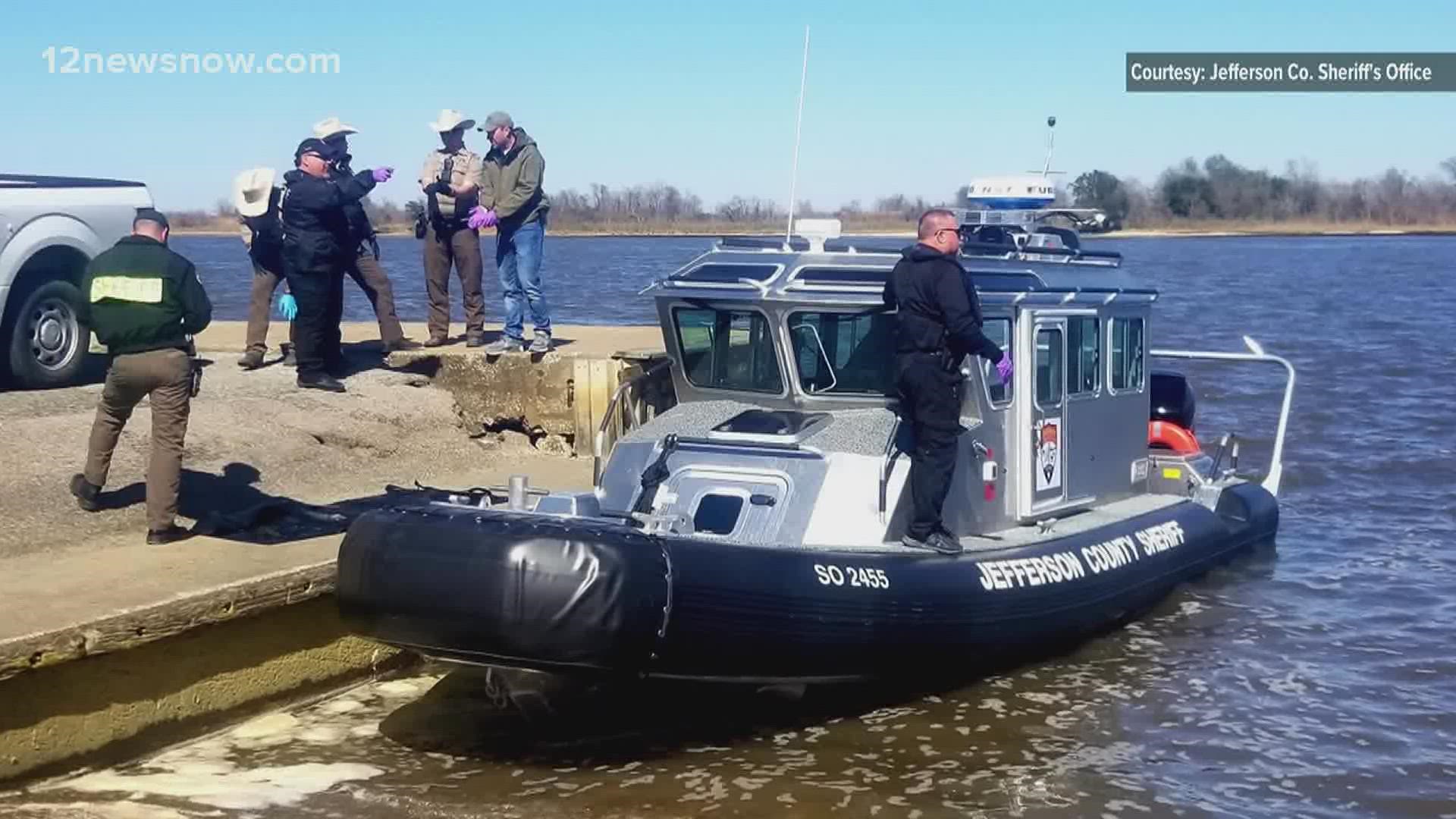 The body was found by deputies with the Jefferson County Sheriff's Office Marine Division shortly after 11 a.m.