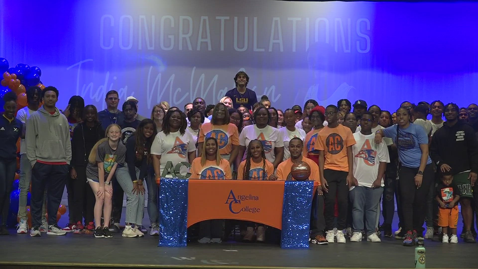 India McMahon has decided to continue her academic and athletic career at Angelina College in Lufkin.