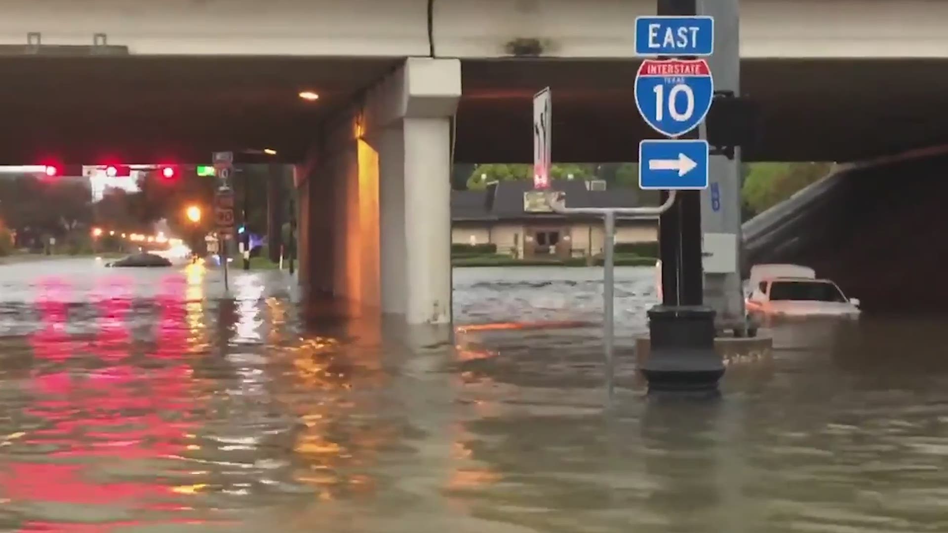 Photographer Darry Chillow shot this video of flooded roads in Beaumont.