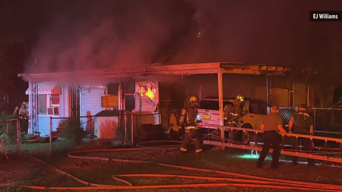 Beaumont firefighters respond to house fire Sunday night | 12newsnow.com