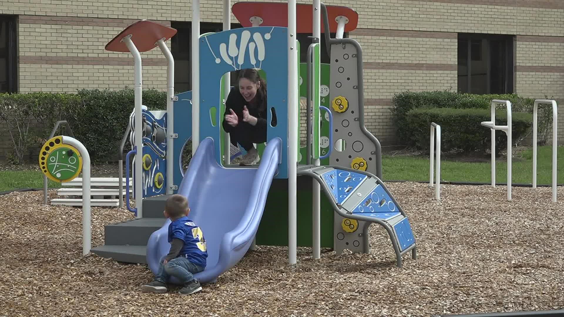 Beaumont hospital receives brand new one of a kind adaptive therapy playground