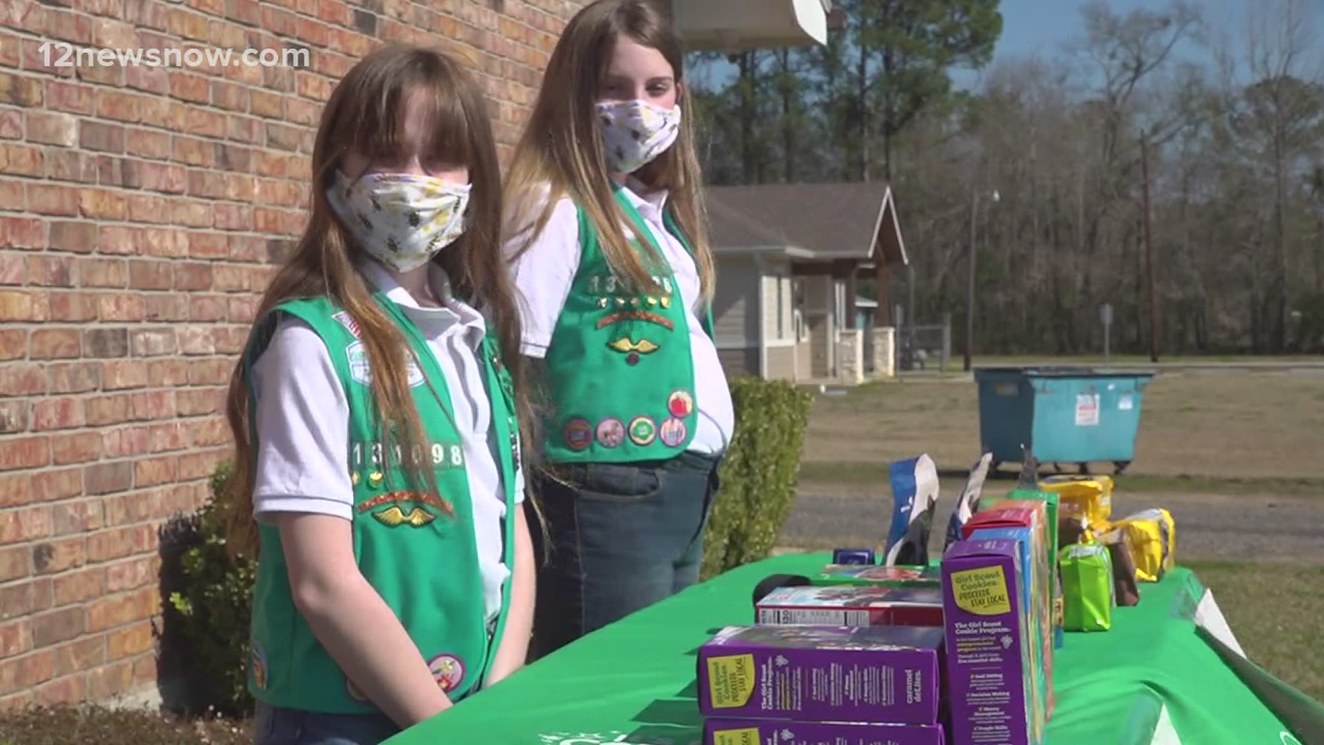 The pandemic is making it a bit harder for the Girl Scouts to come knocking on doors.