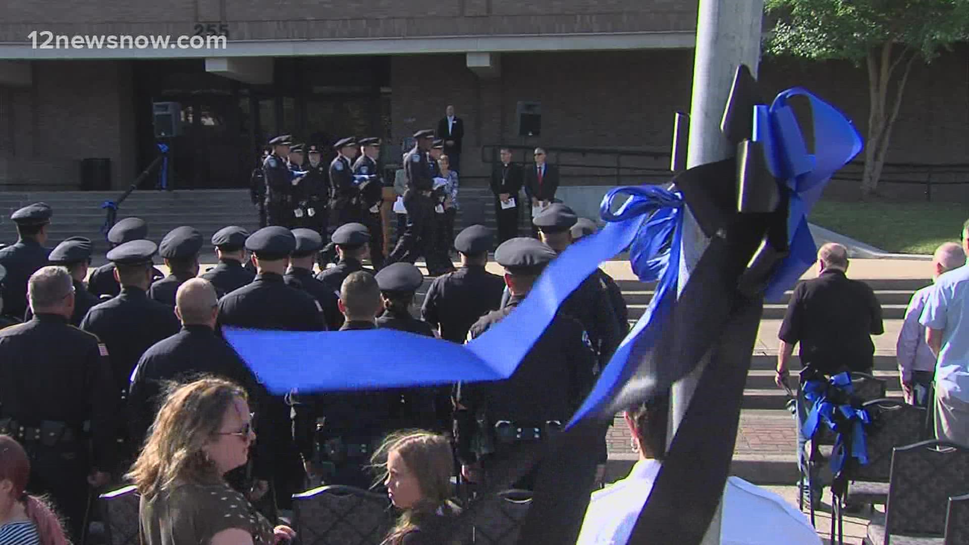 This was the department's annual Fallen Officer ceremony.