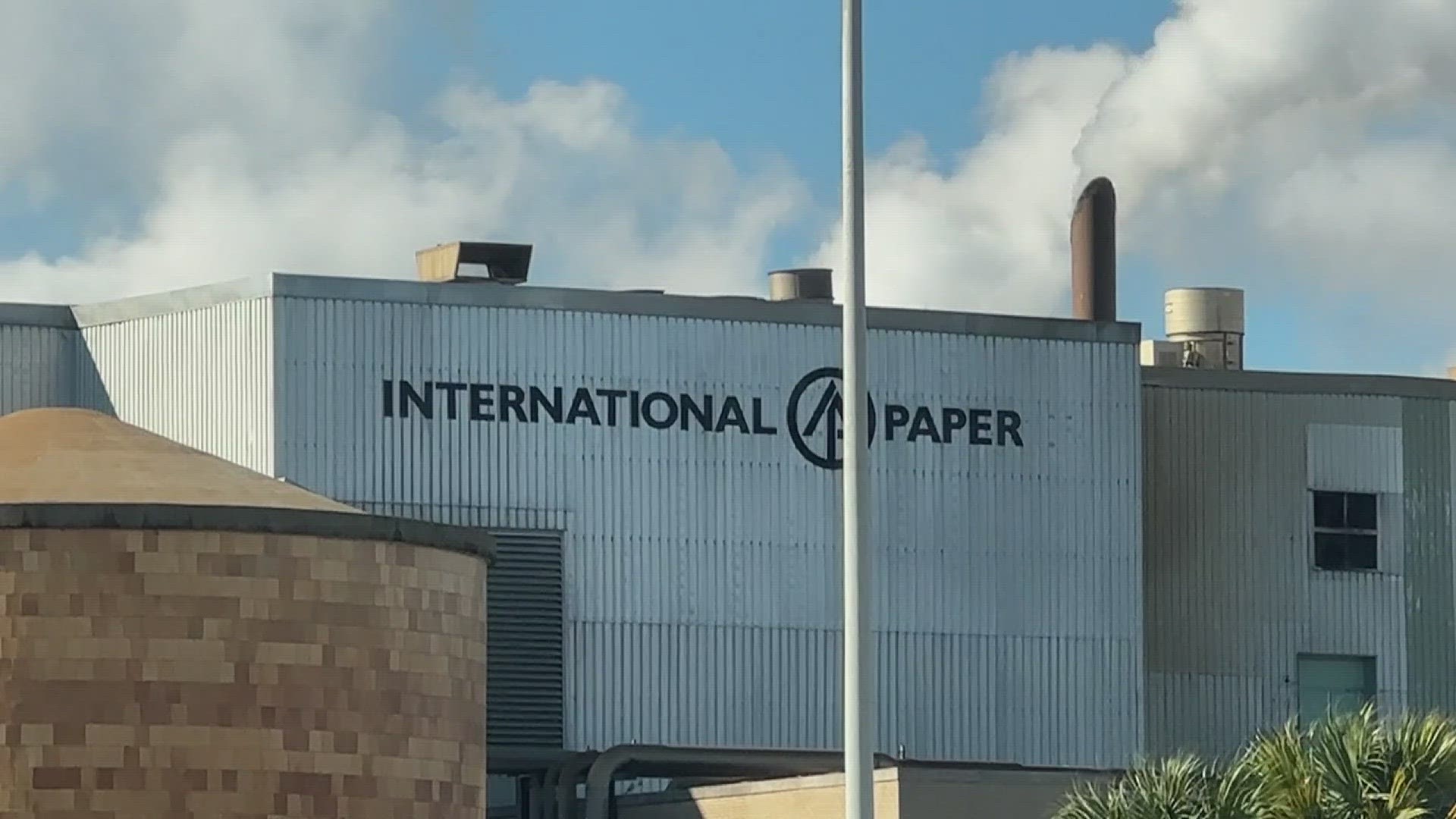Three months after production at International Paper stopped, the building is now an empty shell.