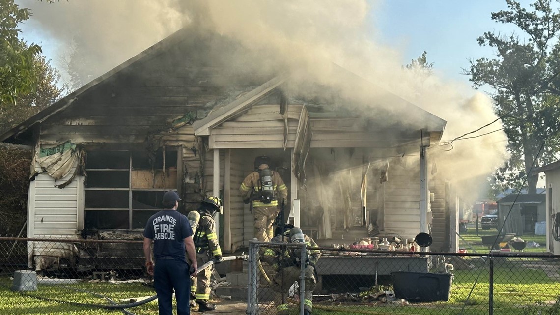 Orange house catches on fire Friday morning | 12newsnow.com