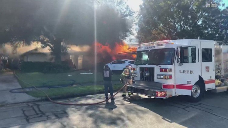 'It caved in': Saturday La Porte home explosion sends two to the hospital