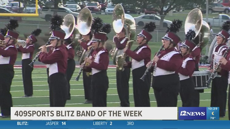 Silsbee High School wins the week 5 Band of the Week contest