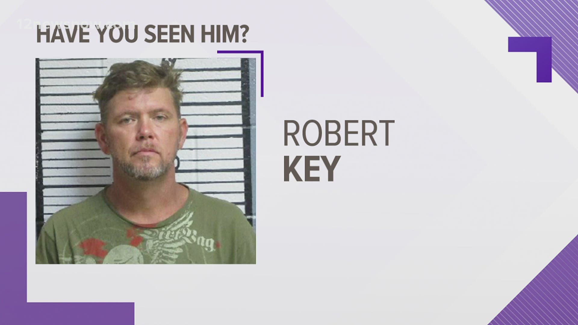 Robert Key's jumpsuit was found in a wooded area according to law enforcement