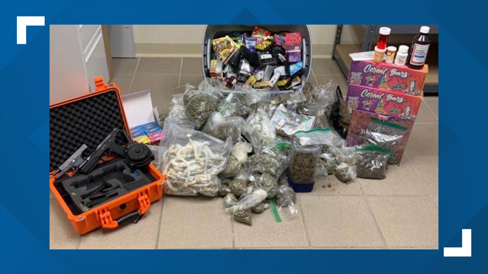 Car chase in Beaumont leads to drugs scattered on road