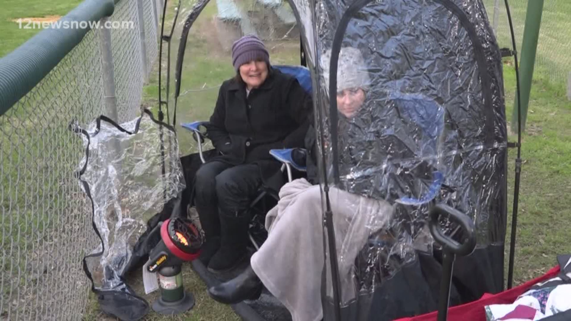 Braving the cold, West End Little League plays on