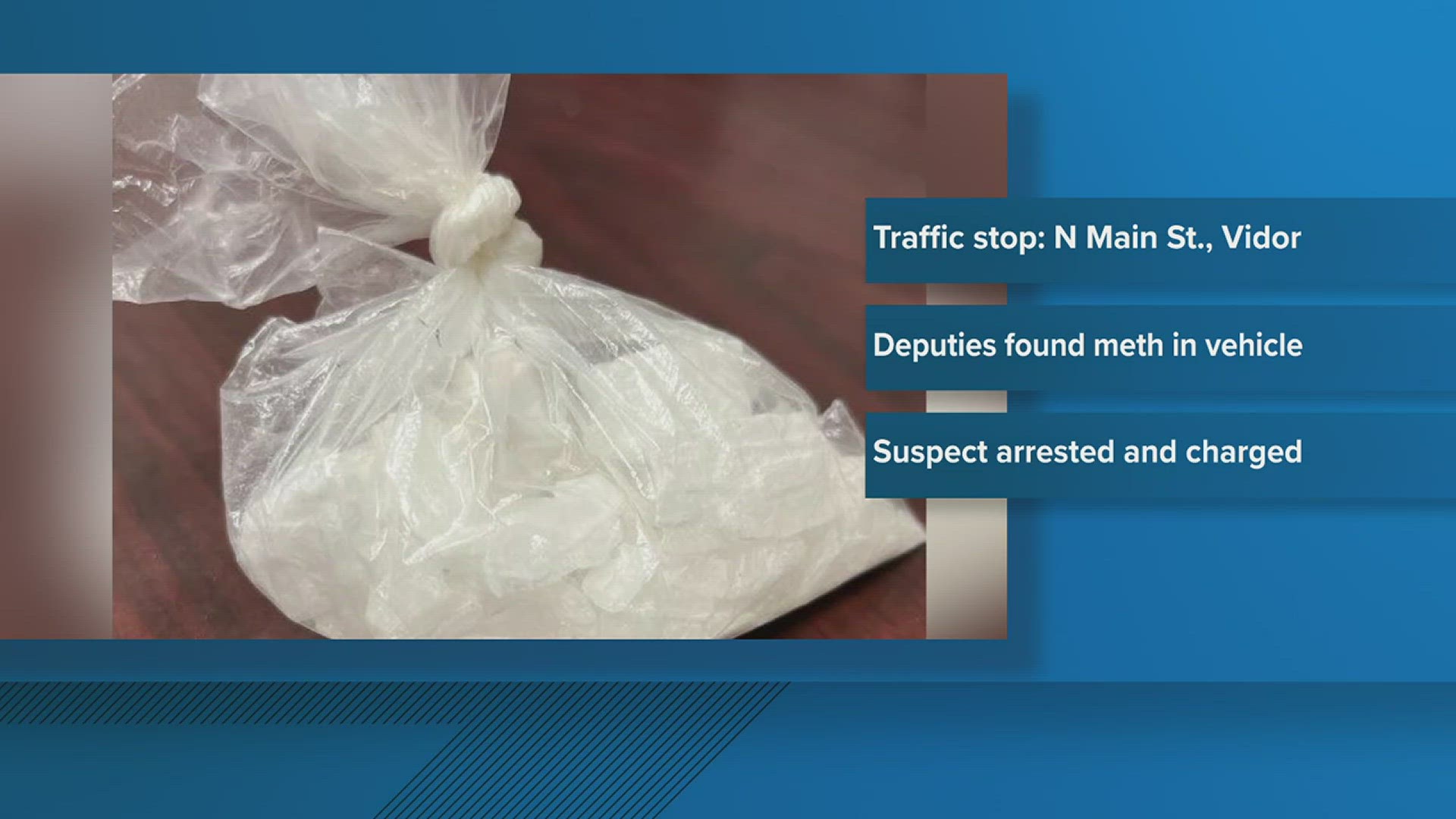 Meth found in vehicle during traffic stop in Vidor | 12newsnow.com