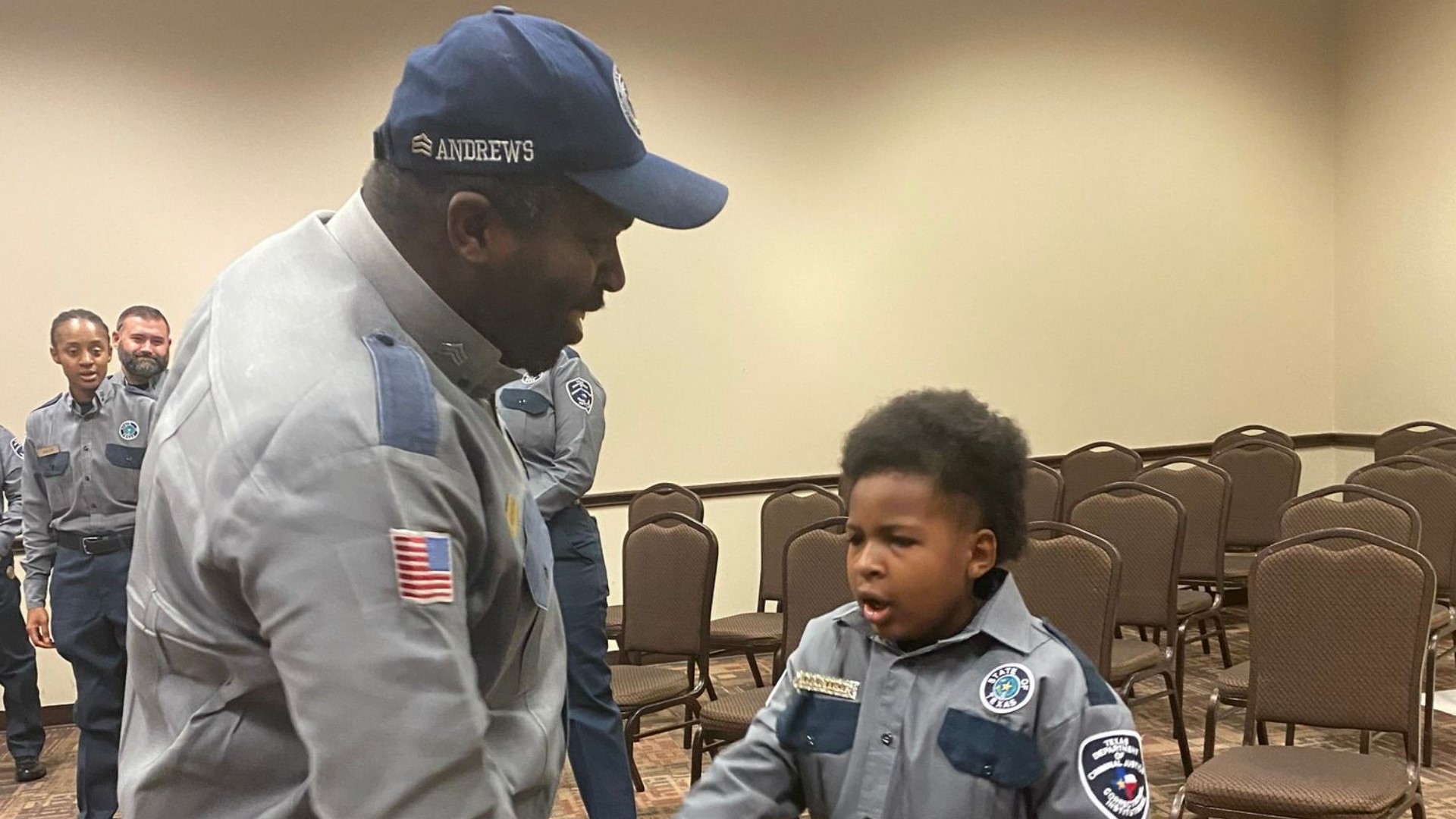 Devarjaye Daniel sworn in as TDCJ correctional officer