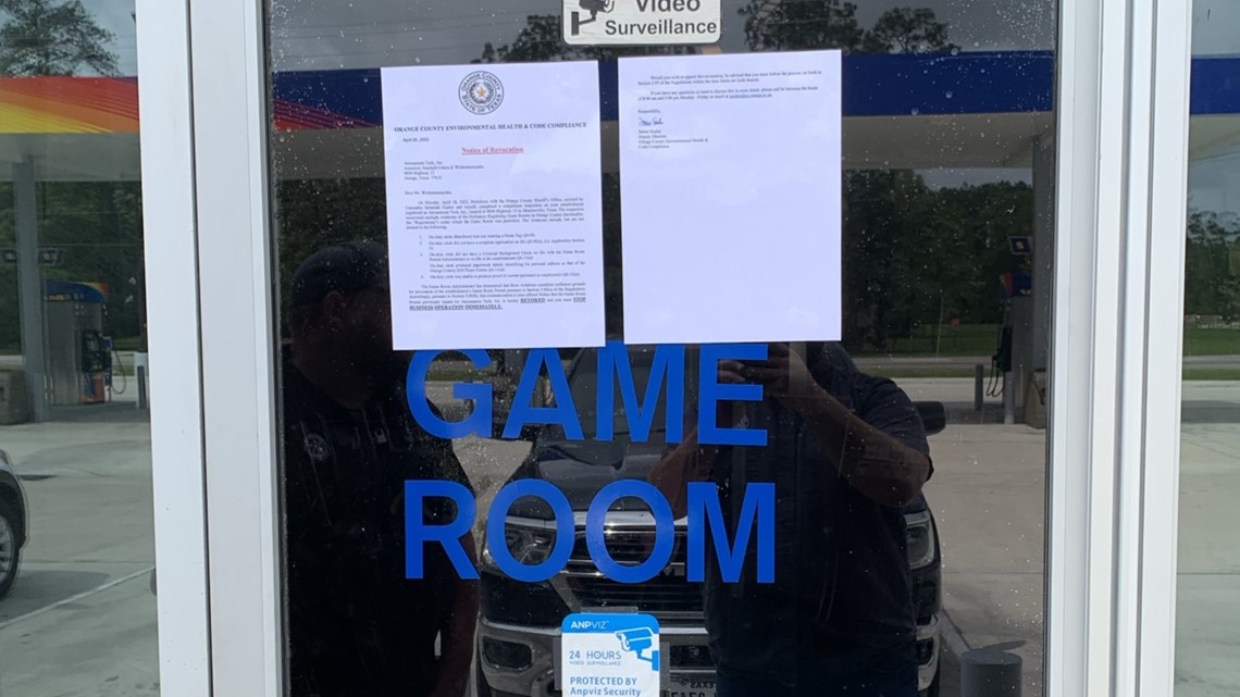 Mauriceville game room permit revoked after multiple violations - Vimarsana News