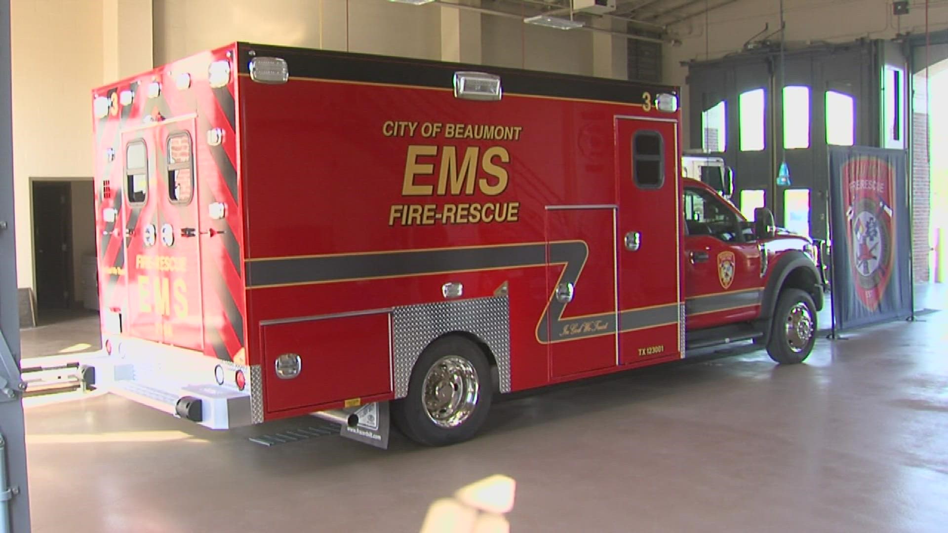 Beaumont Fire Rescue rolls out new EMS truck