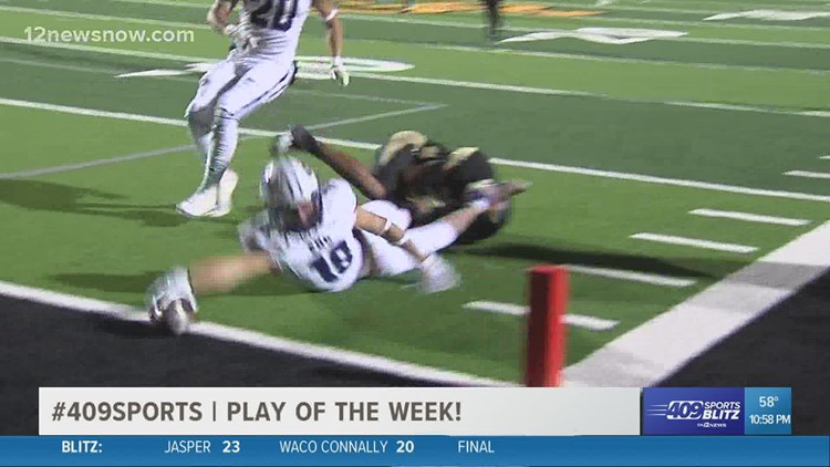 Port Neches-Groves High School's Chance Prosperie takes the week 12 Play of the Week