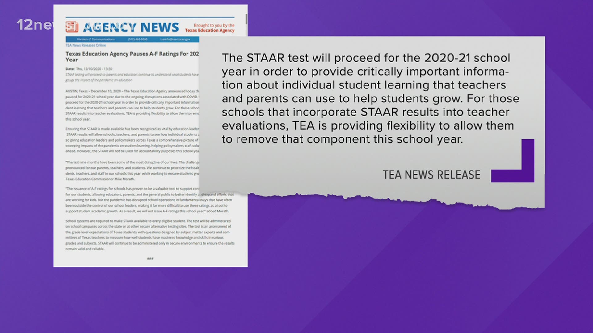 Test scores will 'provide critically important information about individual student learning'