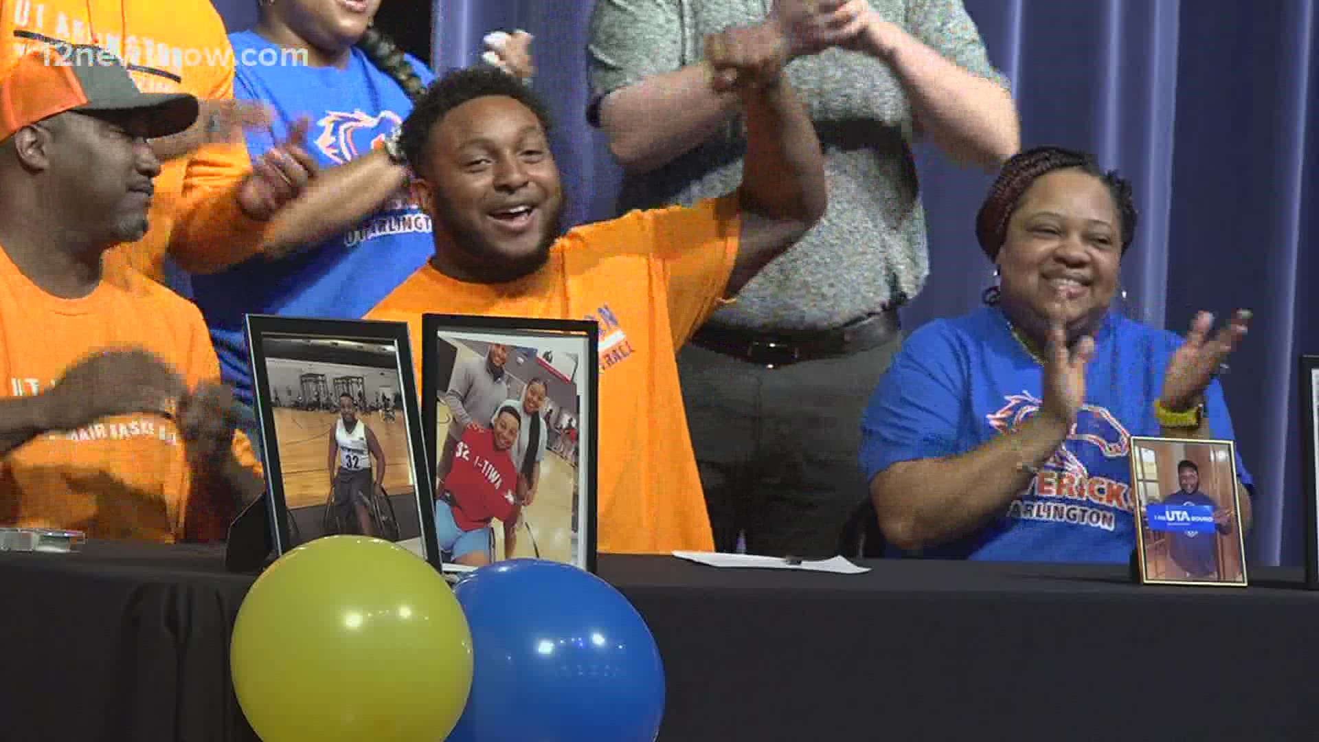 Woodville's Kesean Paire continues to prove nothing can hold him back as he signs with UT Arlington