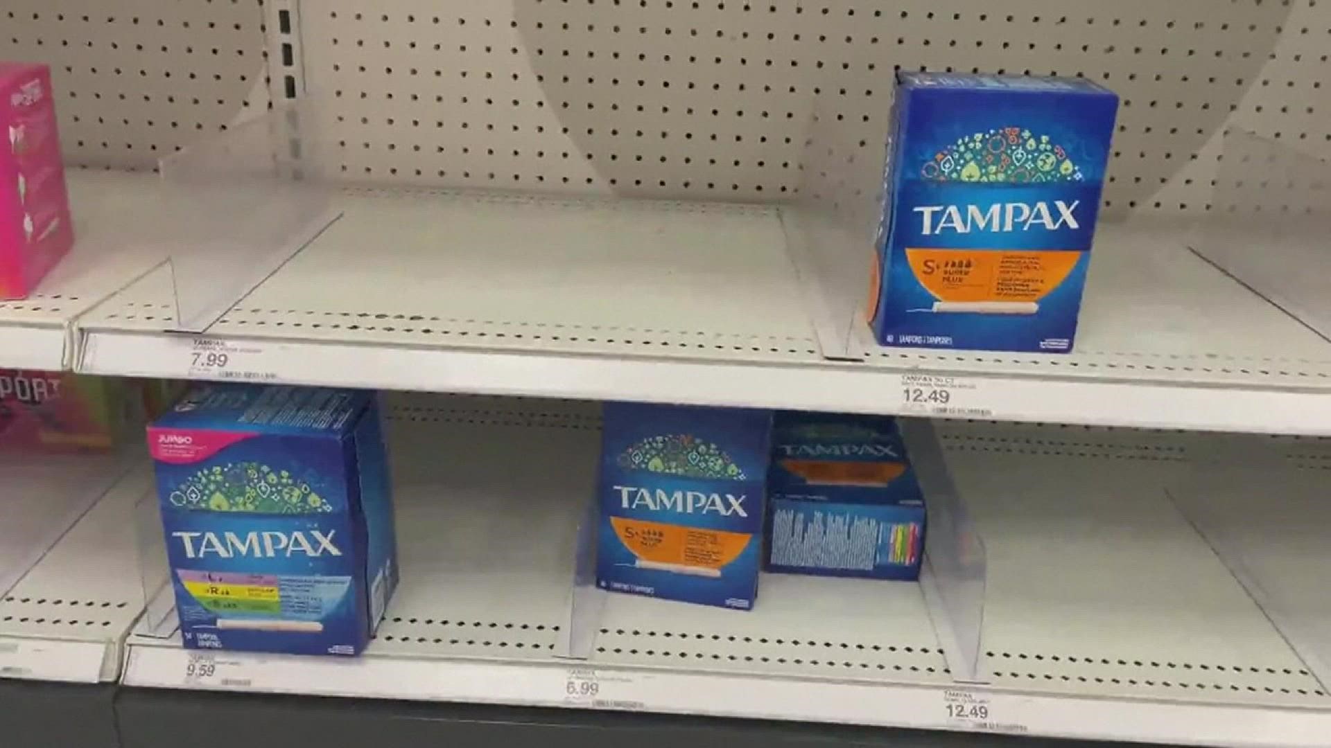 Tampons in short supply, experts blame increase in price of raw