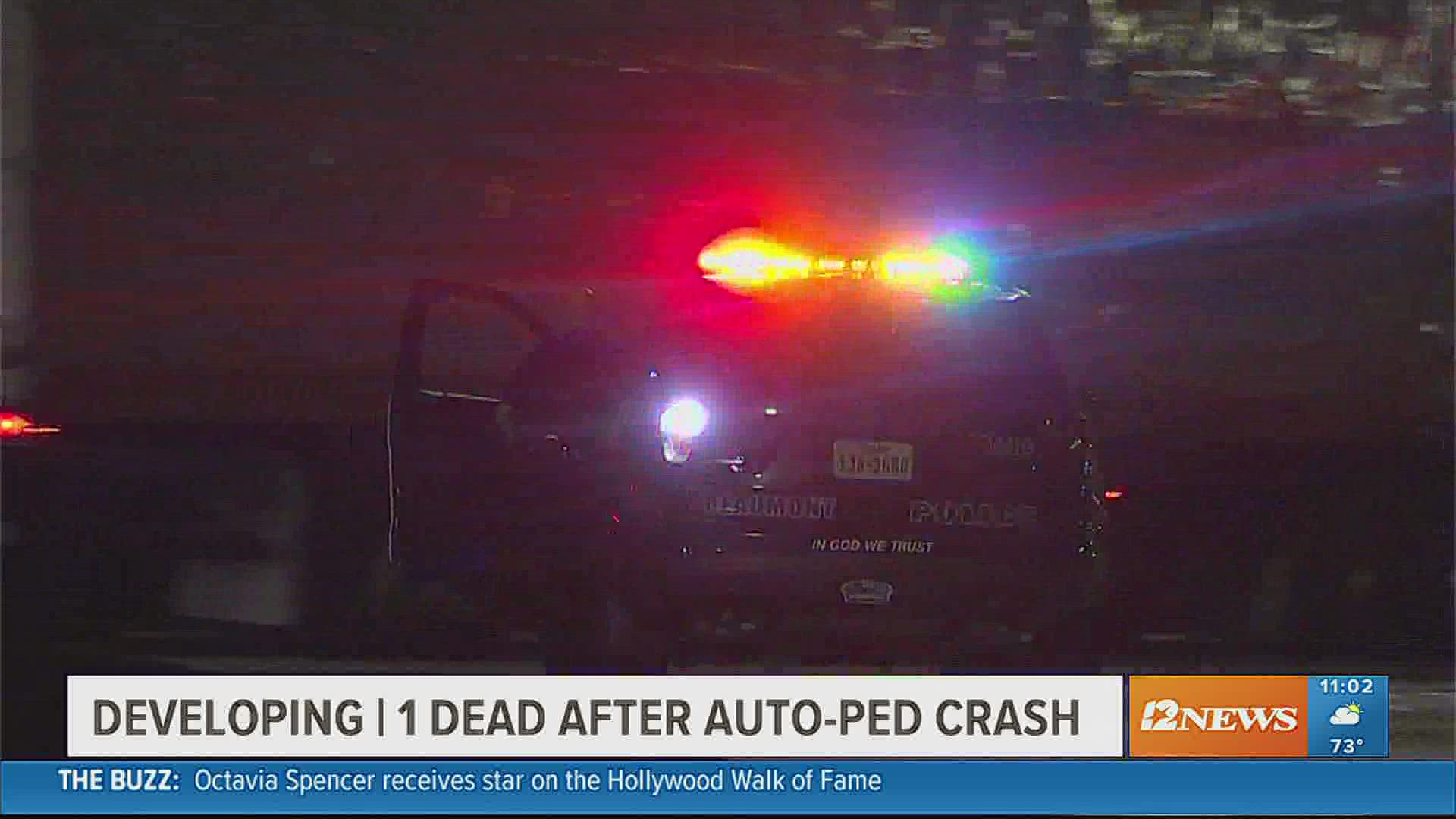 One person is dead after getting hit by a vehicle in Beaumont Thursday evening.