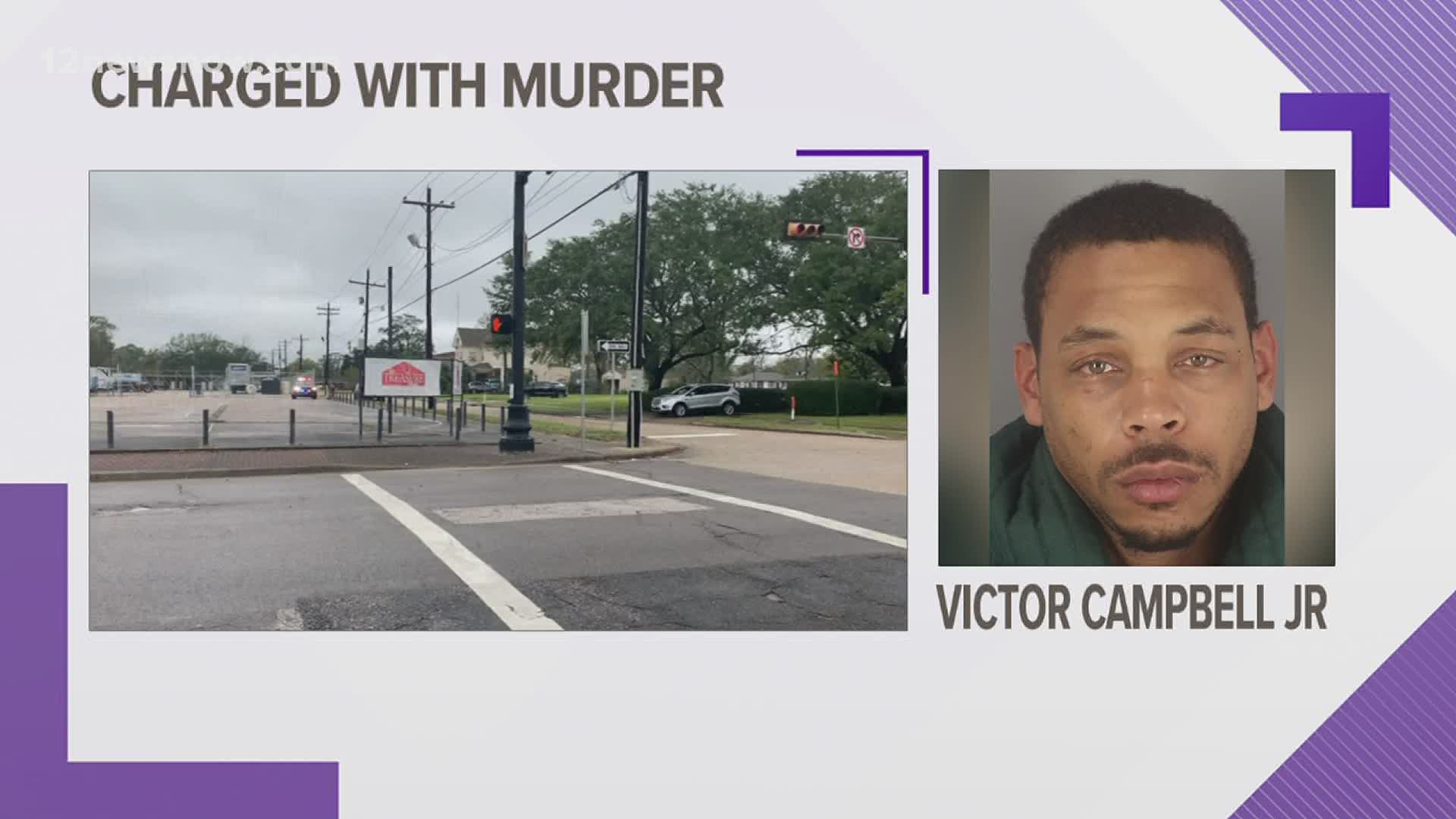 Victor Campbell is accused of leading police on a chase before crashing the car in downtown Beaumont