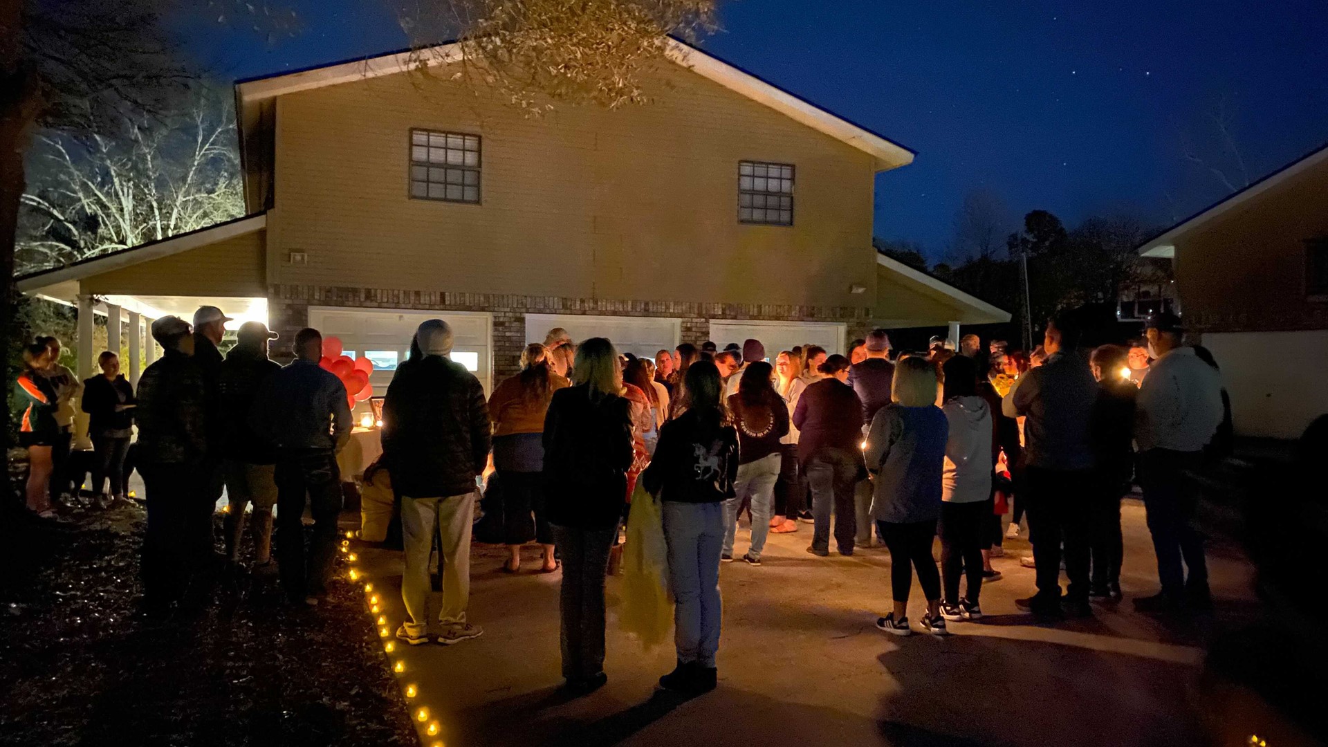 On Sunday night, dozens of family and friends came together to remember Jeana Norton and show support for her family through donations and a candlelight vigil.