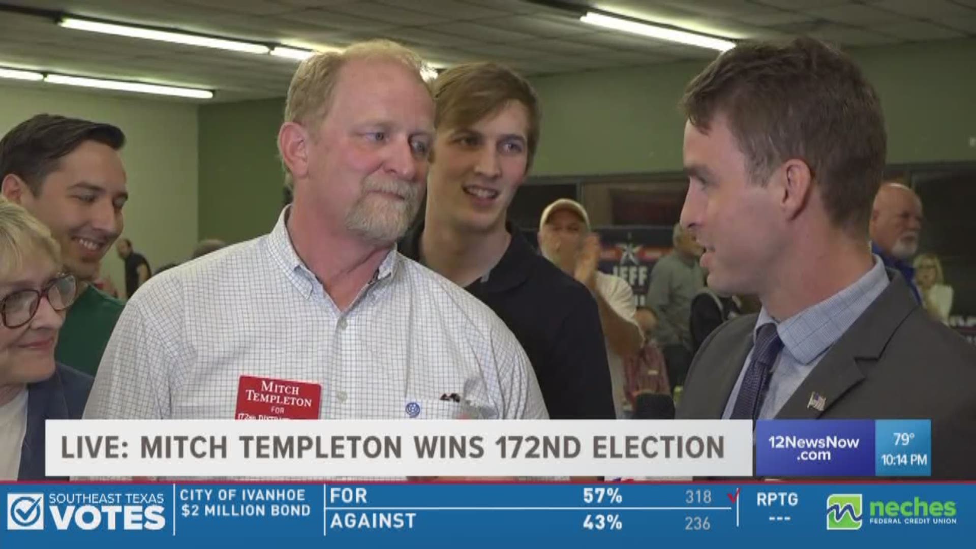 Republican Mitch Templeton defeats Melody Chappell to become 172nd District Judge