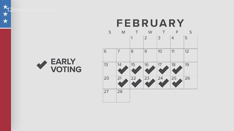 Early voting for March primaries starts Monday