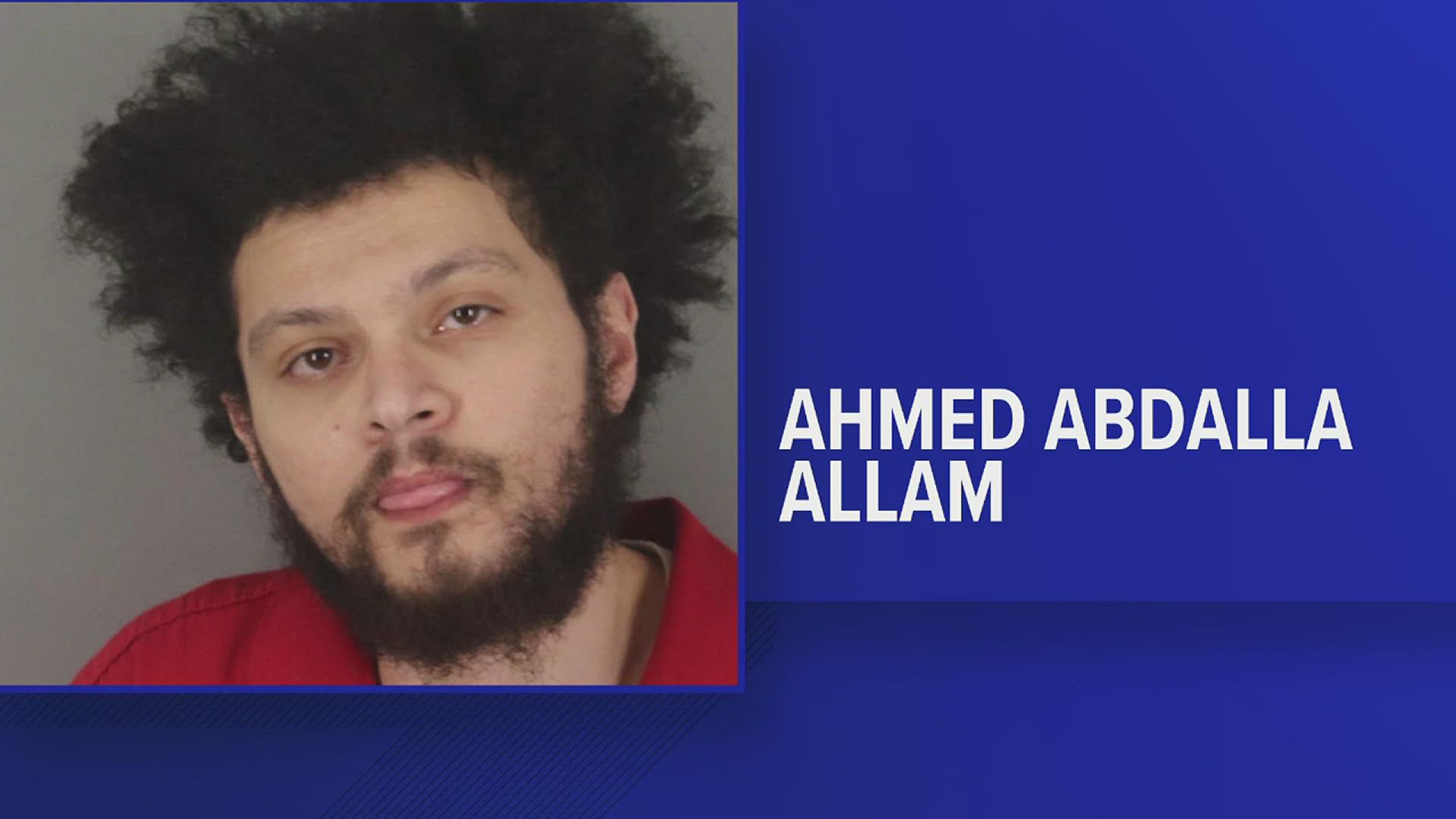 Ahmed Abdalla Allam's defense attorney Ryan Gertz withdrew a request for a psychiatric evaluation. He believes his client is competent to stand trial.