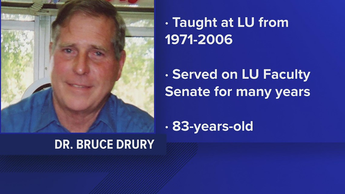 Longtime Lamar professor, Dr. Bruce Drury dies at 83