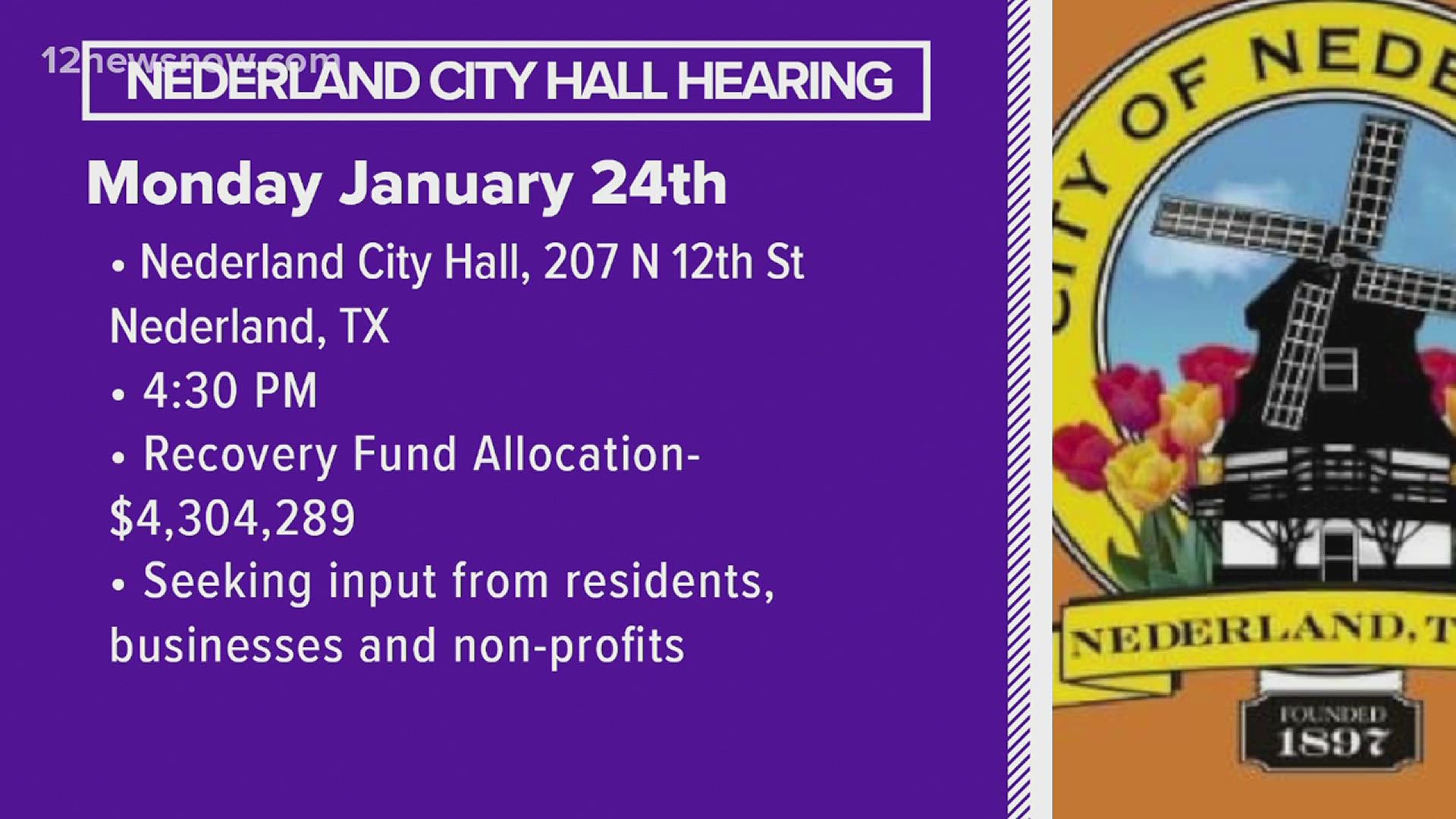 The meeting will be held on Monday, Jan. 24, 2022 at 4:30 p.m.