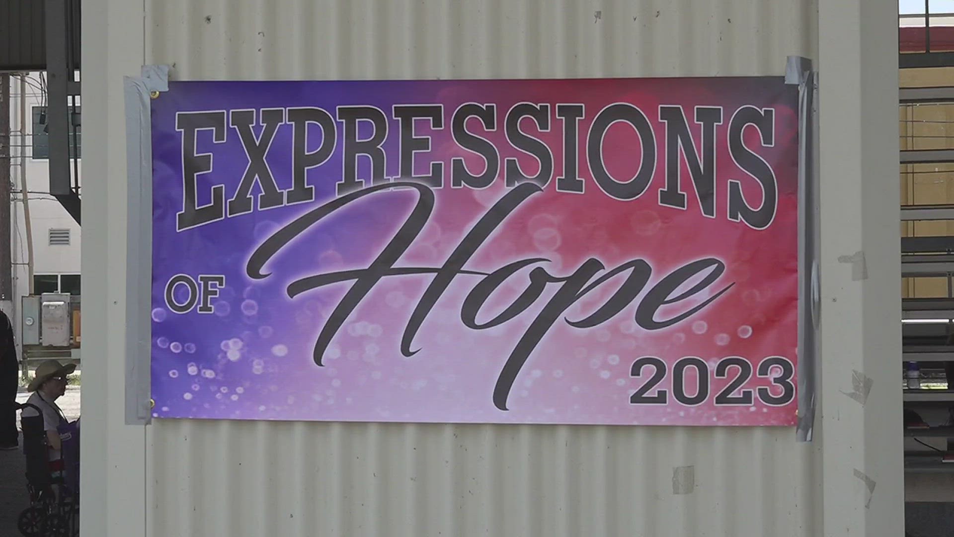 "Expressions of Hope" includes paintings of Janis Joplin, Barbara Lynn and Tucka among others.