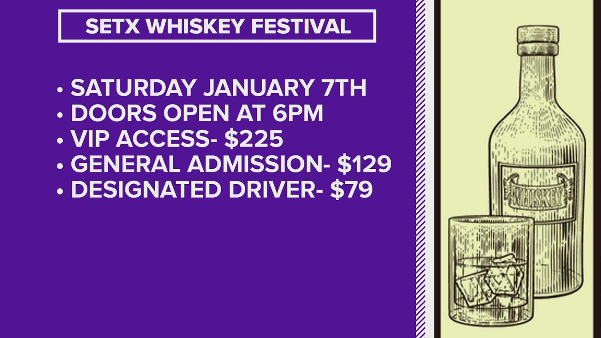 Organizers describe the two-day celebration as, “a whiskey and bourbon event unlike any other Texas has seen before.”