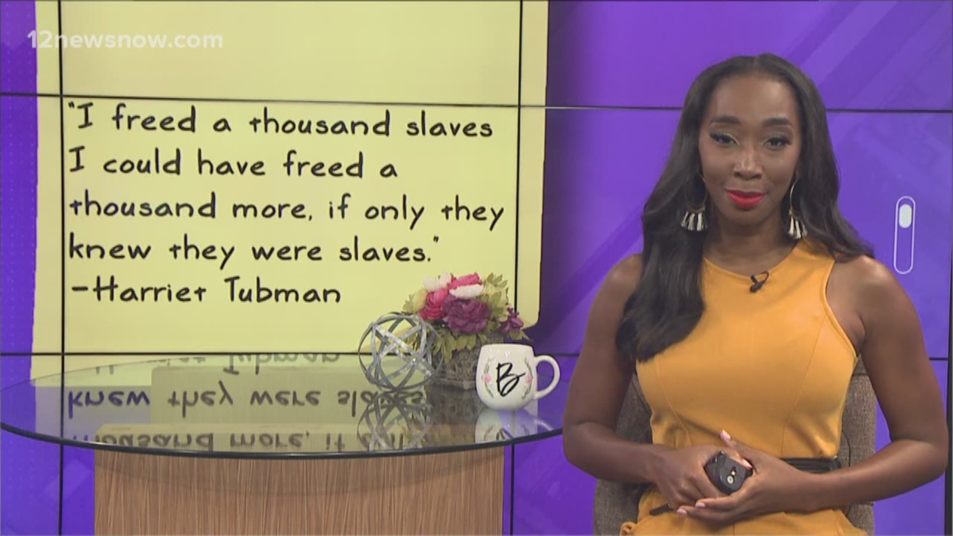 I freed a thousand slaves. I could have freed a thousand more if only they knew they were slaves.
-Harriet Tubman