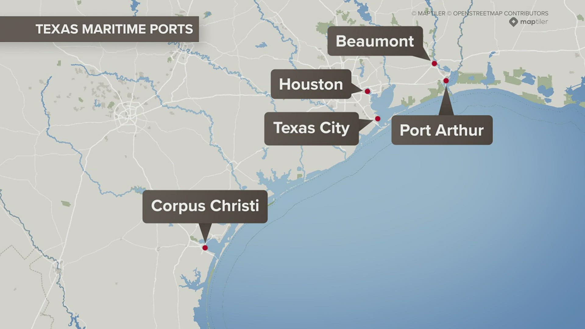 How would the collapse of Southeast Texas most important bridges affect the economy