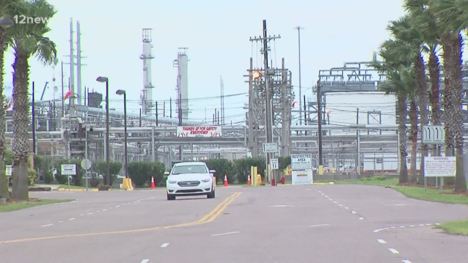 A Motiva employee is in the hospital today because of an equipment fire at the Port Arthur refinery that started around 6 a.m. Crews contained the fire quickly.
