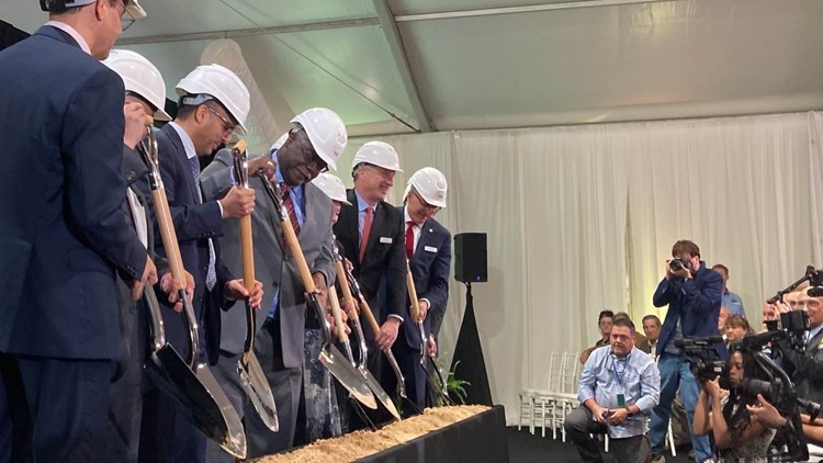 Golden Triangle Polymers plant holds groundbreaking Tuesday afternoon in Orange County