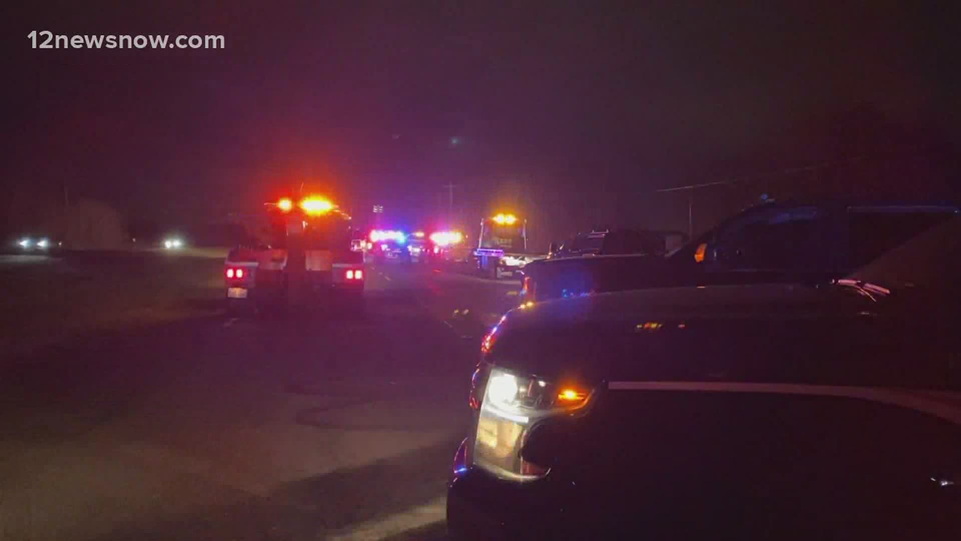 Edgar Espinosa, 29, of Beaumont, died at the scene after his car pulled into the path of an oncoming SUV, state troopers said.