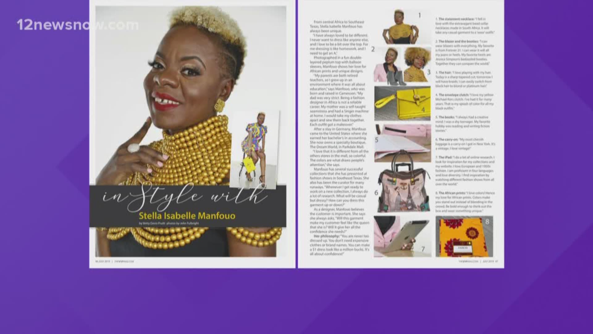 VIP Magazine featured the bright and fun styles of Stella Manfouo. If you want to check it out, be sure to pick up a copy!