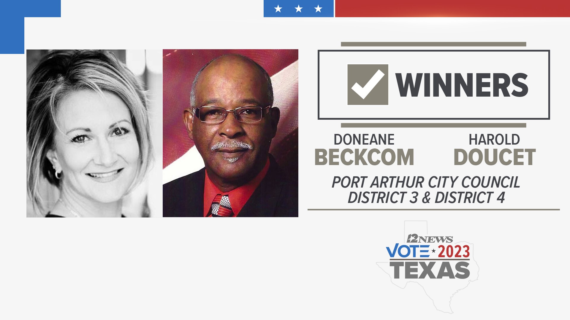 The race for Port Arthur City Council District three and four seats have been decided in Saturday's runoff election.