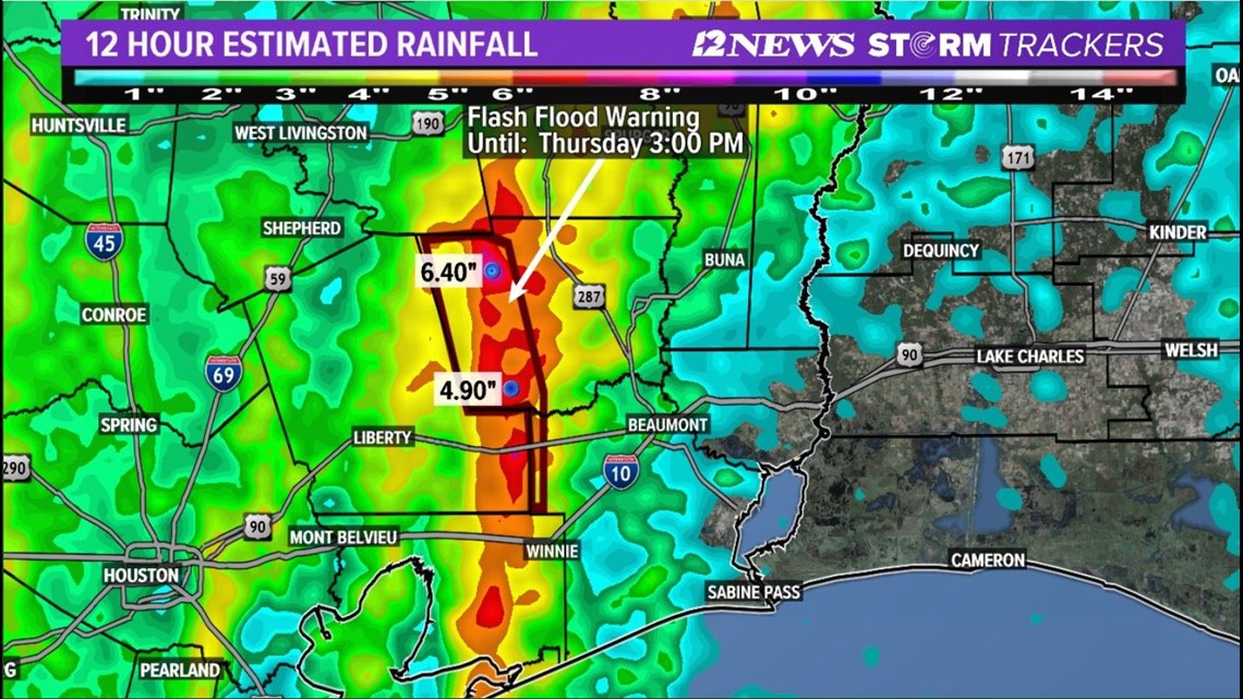 Timing and impacts of severe weather for Southeast Texas