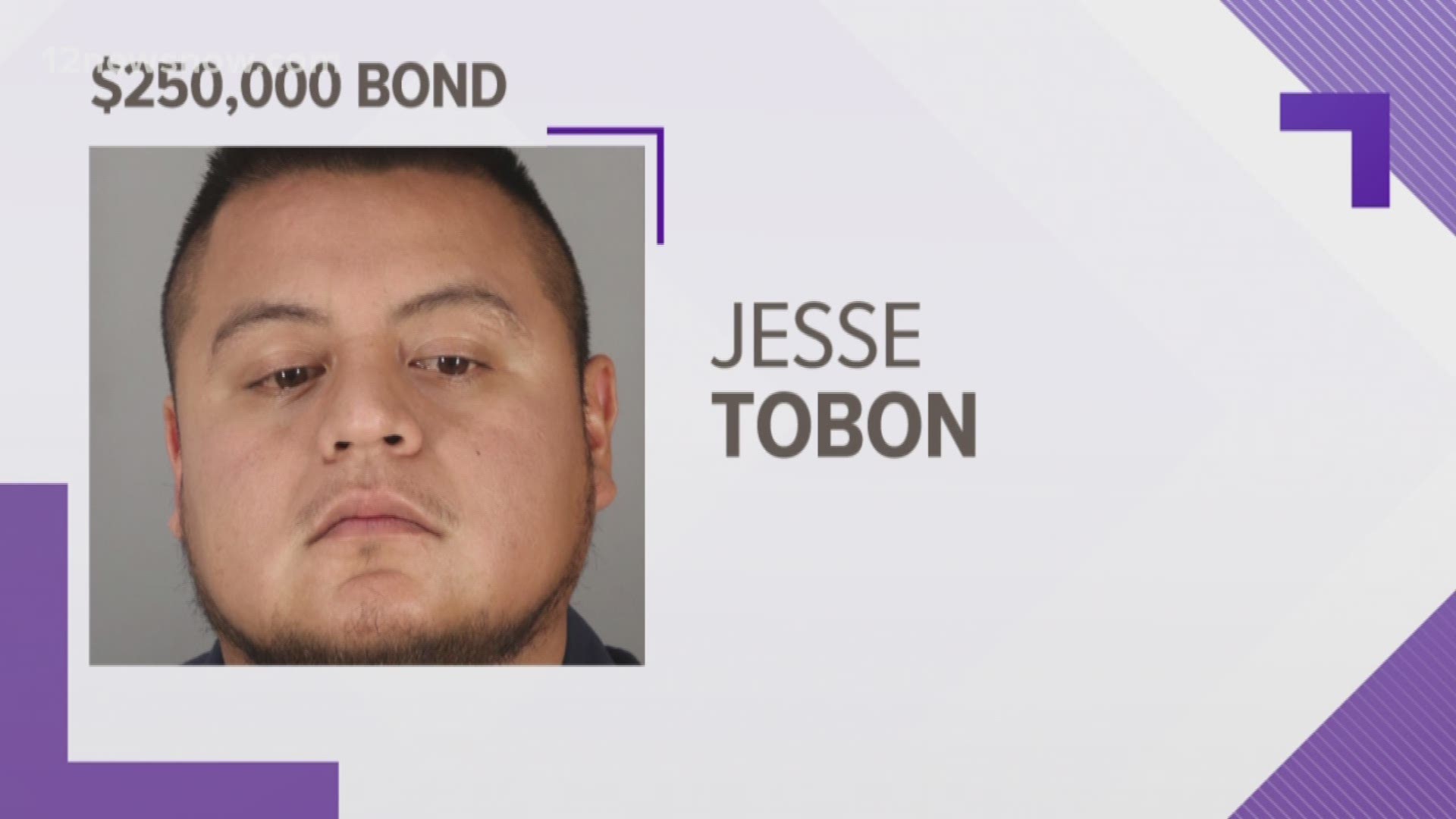 Jesse Tobon was arrested by Jefferson County Sheriff's Office deputies