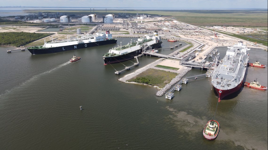 Cheniere Energy adds third dock to Sabine Pass LNG terminal | 12newsnow.com