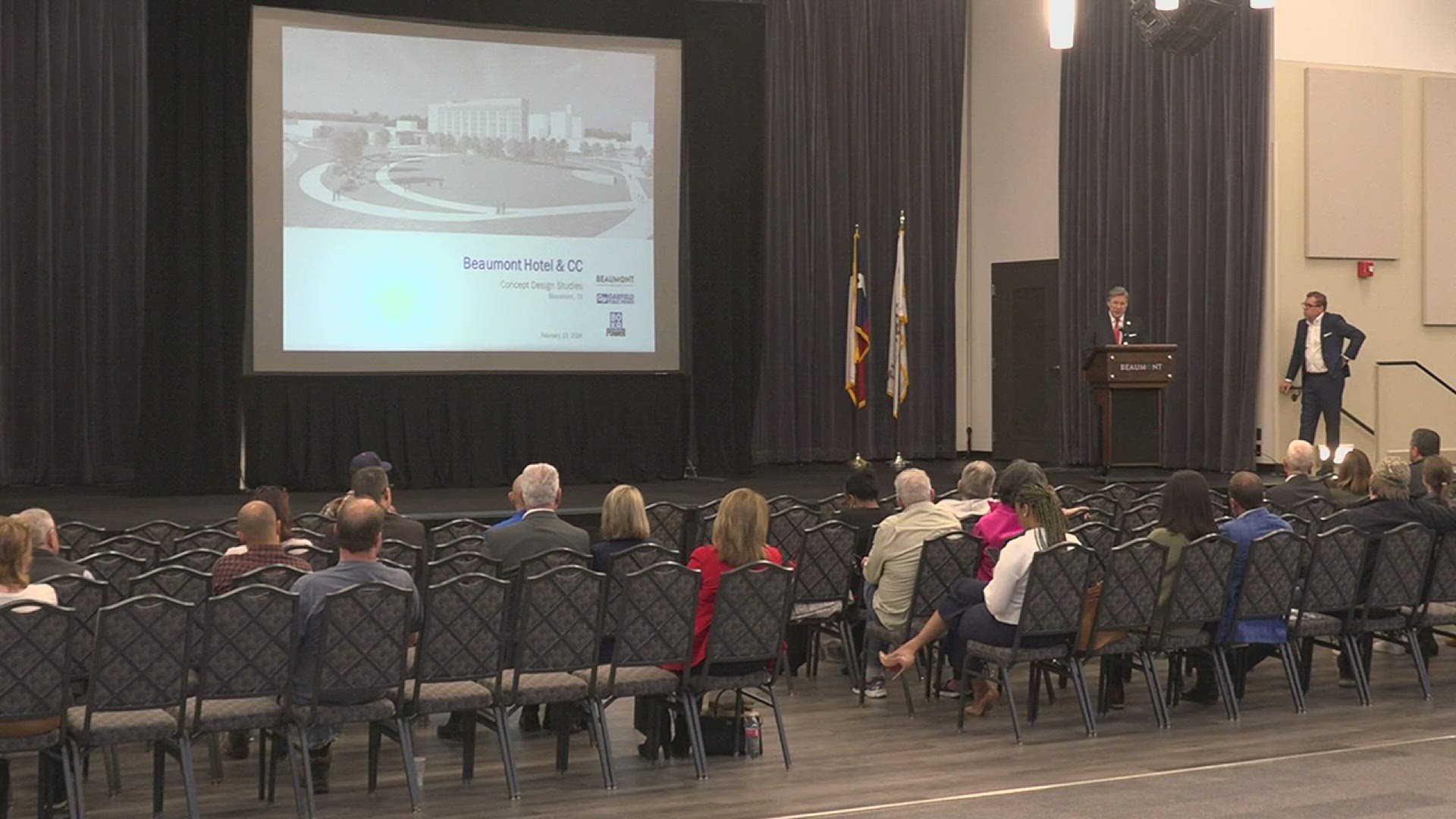 Dozens of community members gathered at the Beaumont Event Centre to get a clearer understanding of the project.
