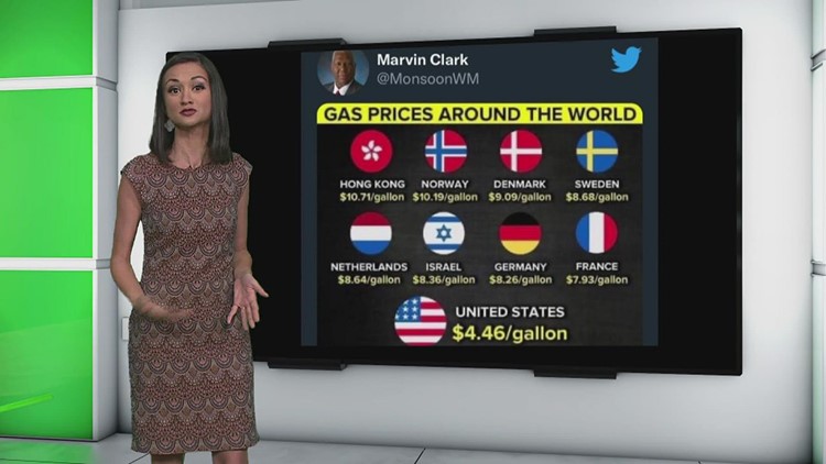 Verify | Are there countries seeing higher gas prices than the US?